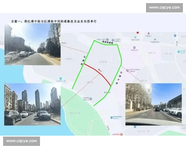 以下路对线为中心，提出交通改善建议，提升道路通行效率和安全性